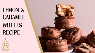 Chocolate Lemon amp Caramel Wheels Full Recipe  Kirsten Tibballs [upl. by Acinoev]