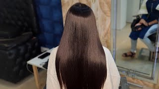 Smoothening vs Keratin Hair Treatment  All About Straight Smooth Shiny Frizz Free Hair shorts [upl. by Jaquelyn]