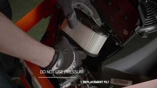 How to Change an IKON X Kawasaki Air Filter  Ariens® [upl. by Tore290]