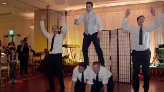 Funny Surprise Groomsmen Dance At Wedding With Bride Reaction [upl. by Kerwinn]