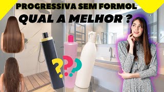 🟨TOP 3 MELHORES PROGRESSIVA SEM FORMOL EM 2024  Qual a Melhor Progressiva sem Formol  PROGRESSIVA [upl. by Bergren]