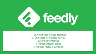 Feedly agregar borrar contenido y personalización EducaTutos [upl. by Kramal]