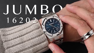 QUICK LOOK愛彼皇家橡樹系列「Jumbo」超薄腕錶「50週年紀念款」Audemars Piguet 16202STOO1240ST01 [upl. by Ramedlab819]