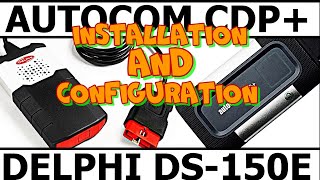 Installation and launch of Autocom Delphi DS150E CarsTrucks 2017R3 [upl. by Abbate930]