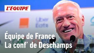 Équipe de France  La conférence de presse de Didier Deschamps avant FranceItalie [upl. by Konstantine]