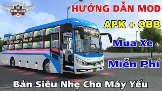 BUSSID MOD APK  OBB Bản Siêu Nhẹ 800In1 Dành Cho Máy Yếu trong Bus Simulator Indonesia [upl. by Ociral955]