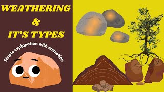 Weathering and its types animated easy to understand geology geography weathering gate2024 net [upl. by Ydospahr]