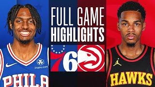 76ERS at HAWKS  FULL GAME HIGHLIGHTS  January 10 2024 [upl. by Wilen]