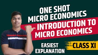 Introduction to Micro economics  ONE SHOT  Micro economics  Easiest explanation  PPC [upl. by Clair]