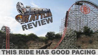 Iron Rattler front seat onride 4K POV 60fps Six Flags Fiesta Texas [upl. by Ephraim]