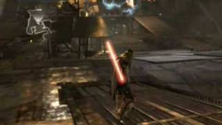 012 Star Wars The Force Unleashed Walkthrough PS3 Raxus Prime Part 5 [upl. by Aihsemek]