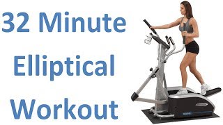 32 Min Elliptical Workout Burns 747 Calories Serious Weight Loss [upl. by Sadie470]