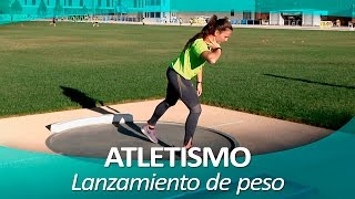 ATLETISMO 17  Lanzamiento de peso [upl. by Trutko833]