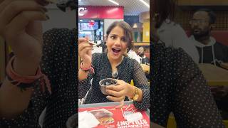 Rs 100 Food Challenge In KFC 😱🍗 100 rs food Challenge At KFC shorts ashortaday [upl. by Allisan463]