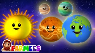 Planetenlied  Unser Sonnensystem  Musik für kinder  Farmees Deutschland  Kinderlieder [upl. by Nisen525]