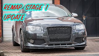 Audi S3 8p Remap Stage 1 Update [upl. by Lakym]