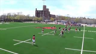 Alec Burcham Rugby Highlights 2024  Austin Huns [upl. by Ramyar]