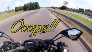 Kawasaki Z1000 Acceleration 0  200 kph [upl. by Aehtla300]