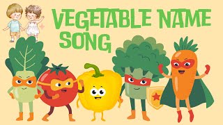 Vegetable Name Song  Preschool Educational Songs by Wassim amp Maya [upl. by Willard842]