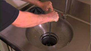 Insinkerator Commercial Garbage Disposer Operation [upl. by Huskey]