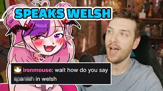 CDawgVA Shocks Ironmouse with his SE✖Y Welsh Accent [upl. by Nnalatsyrc]