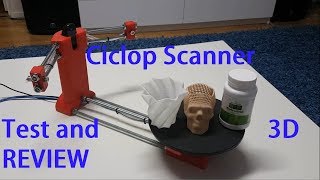 Ciclop Desktop Laser 3D Scanner test and review [upl. by Ankeny]