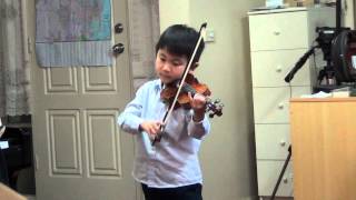 Violin Boy Paganini  Christian Li Aged 6 [upl. by Dnalyag452]