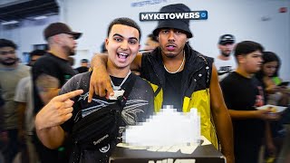 ¡MYKE TOWERS LE LLEGO A SNEAKERCON DALLAS A COMPRAR TENIS [upl. by Ursuline]