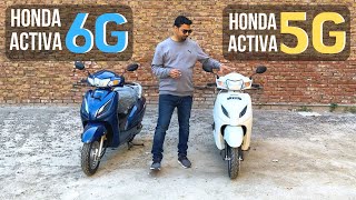 Honda Activa 6G vs Activa 5G  Detailed Comparison [upl. by Saduj386]