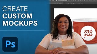 How to Make Custom Mockups  Photoshop in Five  Adobe Photoshop [upl. by Enida]