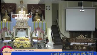 Gurdwara Sahib Fremont Morning Diwan 20240105 [upl. by Aihsinat560]