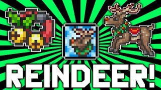 Terraria 122 Reindeer Bells Rudolph Mount  Christmas Update 2013 demizegg [upl. by Hardwick284]