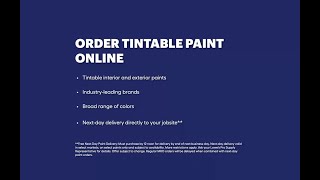 Order Tintable Paint Online [upl. by Alamap]