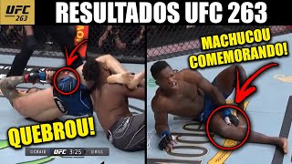 UFC 263  TODOS OS RESULTADOS DO EVENTO  UFC ADESANYA VS VETTORI 2 [upl. by Asiek]