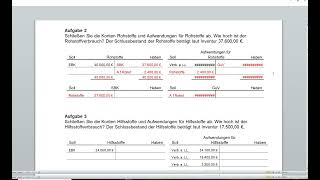 Buchen auf Erfolgskonten aufwandsorientiert Inventurmethode von Prüfungstrainer24 IKSTK2042 [upl. by Eecak]