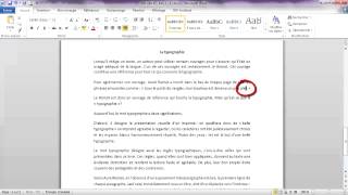 tutoriel Word 2013 19  Les notes de bas de page [upl. by Lindblad]