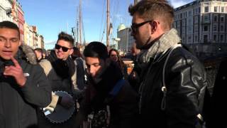 Freaky FortuneRisky Kidd Teo and Sebalter give us some Eurovision Classics on the street [upl. by Aim]