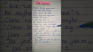 san sanana 💕 Alka yagniLyrics Ashoka shorts alkayagnik anumalik sansanana lyrics viral [upl. by Faria]