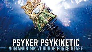 Psyker Psykinetic  Nomanus Surge Force Staff  Maccabian Duelling Sword  Heresy Gameplay｜Darktide [upl. by Lynnette]