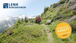 Wandern inmitten der Bergblumen an der Lenk [upl. by Chrissy]