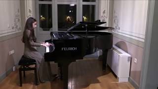 Claude Debussy Estampes III Jardins sous la Pluie Myrsini Kagarlis 13 [upl. by Maram]