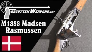 Madsen M1888 Forsøgsrekylgevær The Strangest Semiauto [upl. by Ahsimot721]