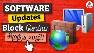 How to Block a ProgramApplication form Accessing Internet Using Windows Firewall  Tamil [upl. by Britton]