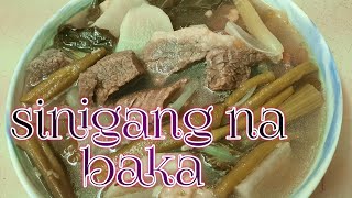 SINIGANG NA BAKA  PANLASANG PINOY [upl. by Shari991]