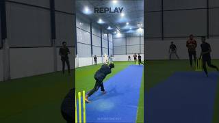 Hits A Six 🔥  Picked it up superbly 💯 ✔️ Indoor World indoorcricket cricket sixes sixers [upl. by Valerian803]