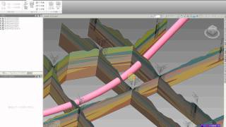 Civil3dGEORAMAにて3D土木構造物をパネルダイヤグラムに表示2 [upl. by Renick539]