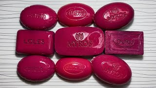 Painted Varnished Dry Soaps Cutting  лакированная сухая резка мыла  No Talking [upl. by Nissie]