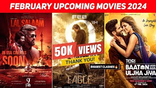 Top 10 Upcoming Movies In February 2024  Upcoming Big Bollywood amp South Indian Films February 2024 [upl. by Roxine]