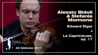 Alessio Bidoli  Stefania Mormone  Edward Elgar  La Capricieuse op 17 [upl. by Odlaw906]