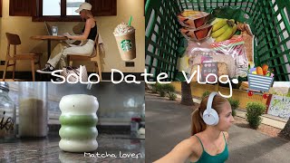 Solo Date Vlog I Acompáñame en un día sola de recados y selfcare 🍂 [upl. by Yelir]